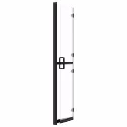 vidaXL Foldable Walk-in Shower Wall Transparent ESG Glass Shower Cubicles - Additional view 5