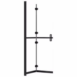 vidaXL Foldable Walk-in Shower Wall Transparent ESG Glass Shower Enclosure - Additional view 4