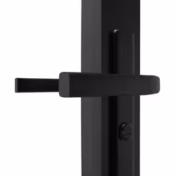 vidaXL Interior Door Barn Door Sliding Door ESG Glass and Aluminium Black - Additional view 5