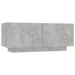 VidaXL 3082769 nightstand/bedside table Concrete colour