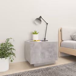VidaXL 3082769 nightstand/bedside table Concrete colour
