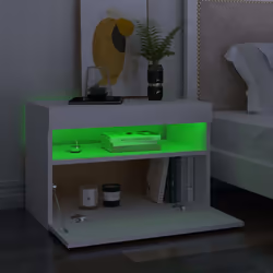 VidaXL 3082775 nightstand/bedside table White - Additional view 5