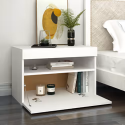 VidaXL 3082775 nightstand/bedside table White - Additional view 6
