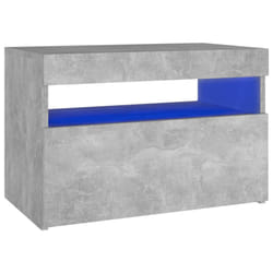 VidaXL 3082782 nightstand/bedside table Concrete colour
