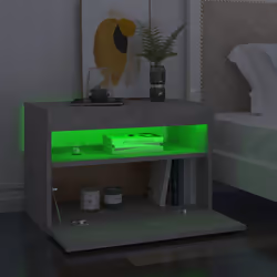 VidaXL 3082782 nightstand/bedside table Concrete colour