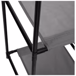 vidaXL Storage Cabinet with 4 Fabric Baskets Drawer Organiser Rack Unit Steel - grey - Additional view 6