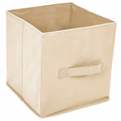 vidaXL Storage Cabinet with 4 Fabric Baskets Drawer Organiser Rack Unit Steel - cream