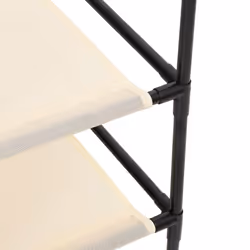 vidaXL Storage Cabinet with 6 Drawers Storage Organiser Drawer Chest Steel - cream - Additional view 6