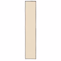 ) vidaXL Shoe Cabinet Fabric Storage Rack Multi Colours 60x28x90 cm/60x30x166 cm - Cream, 60 x 30 x 166 cm (W x D x H - Additional view 4
