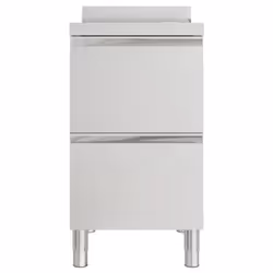 vidaXL 1/2X Commercial Kitchen Cabinet Stainless Steel Home with 2/3 Drawers - cabinet with 2 drawers, 1 pcs