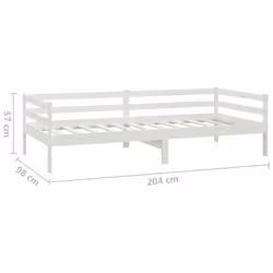 VidaXL 806931 sofa Sofa bed White - Additional view 8