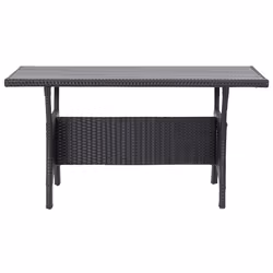 VidaXL 316585 outdoor table Black