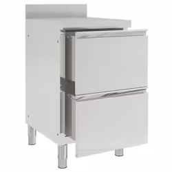 vidaXL 1/2X Commercial Kitchen Cabinet Stainless Steel Home with 2/3 Drawers - cabinet with 2 drawers + cabinet with 3 drawers, 2 pcs