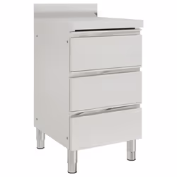 vidaXL 1/2X Commercial Kitchen Cabinet Stainless Steel Home with 2/3 Drawers - cabinet with 2 drawers + cabinet with 3 drawers, 2 pcs - Additional view 4