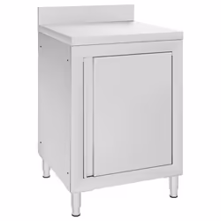 vidaXL 1/2X Commercial Kitchen Cabinet Stainless Steel Home with 2/3 Drawers - cabinet + cabinet with 2 drawers, 2 pcs - Additional view 4