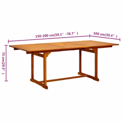 VidaXL 316566 outdoor table - Additional view 8