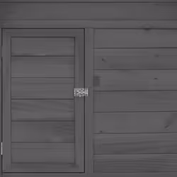 vidaXL Solid Firwood Chicken Coop Grey and White Wooden Hen House Hutch Cage