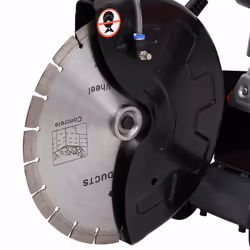 vidaXL Gasoline Concrete Saw 58 cc Hardware Tool Outdoor Terrace Power Saw - Additional view 4