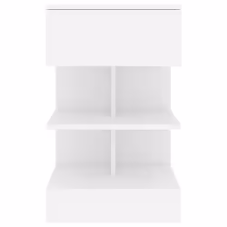 VidaXL 808648 nightstand/bedside table White - Additional view 5