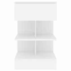 VidaXL 808649 nightstand/bedside table White - Additional view 5
