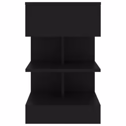 VidaXL 808651 nightstand/bedside table Black - Additional view 6