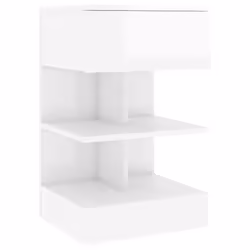 VidaXL 808661 nightstand/bedside table White - Additional view 5