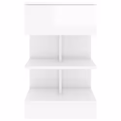 VidaXL 808661 nightstand/bedside table White - Additional view 6