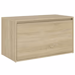 vidaXL Hall Bench Sonoma Oak Engineered Wood Box Hallway Indoor Storage Bench