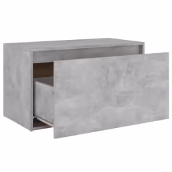 vidaXL Hall Bench Concrete Grey Engineered Wood Hallway Entryway Storage Bench - Additional view 4