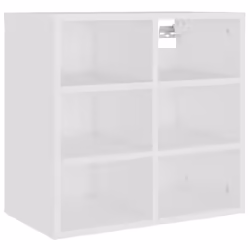 vidaXL Shoe Cabinet Hallway Wall Mounted Shoe Storage Rack Shelf Cupboard - white, 2 - Additional view 5