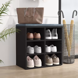 vidaXL Shoe Cabinet Hallway Wall Mounted Shoe Storage Rack Shelf Cupboard - 1 pcs