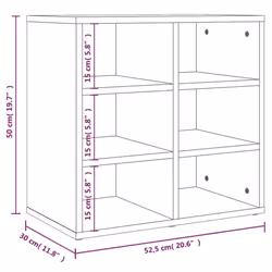 vidaXL Shoe Cabinet Hallway Wall Mounted Shoe Storage Rack Shelf Cupboard - 2 pcs - Additional view 3