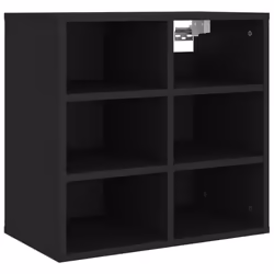 vidaXL Shoe Cabinet Hallway Wall Mounted Shoe Storage Rack Shelf Cupboard - 2 pcs - Additional view 6