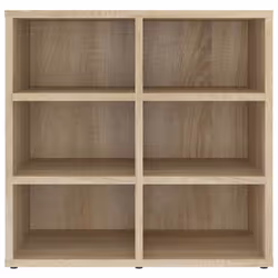 vidaXL Shoe Cabinet Hallway Wall Mounted Shoe Storage Rack Shelf Cupboard - sonoma oak, 2 - Additional view 6