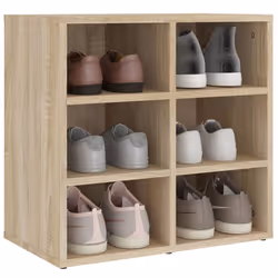 vidaXL Shoe Cabinet Hallway Wall Mounted Shoe Storage Rack Shelf Cupboard - sonoma oak, 2 - Additional view 9