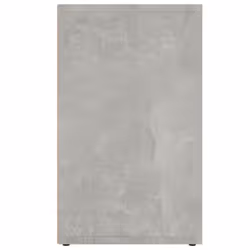 vidaXL Shoe Cabinet Hallway Wall Mounted Shoe Storage Rack Shelf Cupboard - concrete grey, 2 - Additional view 7