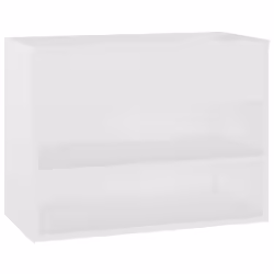 vidaXL Shoe Bench White Engineered Wood Shoe Organiser Cabinet Rack Hall Bench