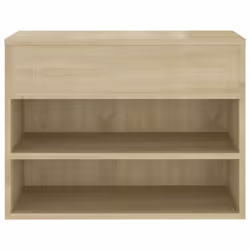 vidaXL Shoe Bench Sonoma Oak Engineered Wood Shoe Organiser Cabinet Rack Bench