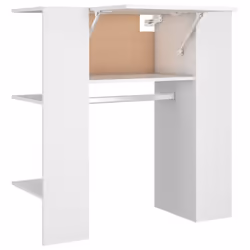 vidaXL Hallway Cabinet Wall Mounted Cabinet Hall Shelving Engineered Wood - white