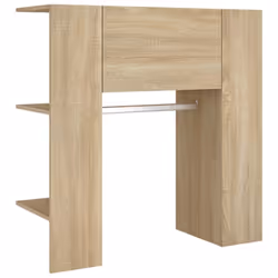 vidaXL Hallway Cabinet Wall Mounted Cabinet Hall Shelving Engineered Wood - sonoma oak - Additional view 5