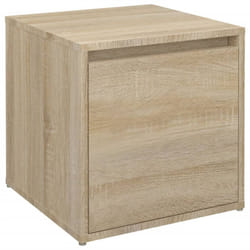 vidaXL Box Drawer Hall Tool Box Chest Organiser Storage Case Engineered Wood - Sonoma oak