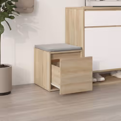 vidaXL Box Drawer Hall Tool Box Chest Organiser Storage Case Engineered Wood - Sonoma oak - Additional view 4