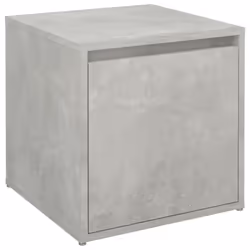 vidaXL Box Drawer Hall Tool Box Chest Organiser Storage Case Engineered Wood - Concrete grey
