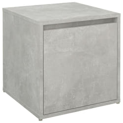 vidaXL Box Drawer Hall Tool Box Chest Organiser Storage Case Engineered Wood - Concrete grey