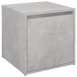 vidaXL Box Drawer Hall Tool Box Chest Organiser Storage Case Engineered Wood - Concrete grey
