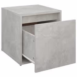 vidaXL Box Drawer Hall Tool Box Chest Organiser Storage Case Engineered Wood - Concrete grey - Additional view 6