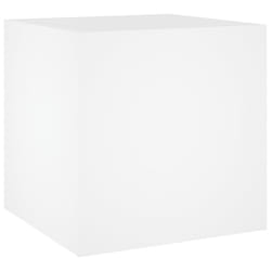 vidaXL Planter Box Plant Pot Raised Bed Planter Flower Box Engineered Wood - White