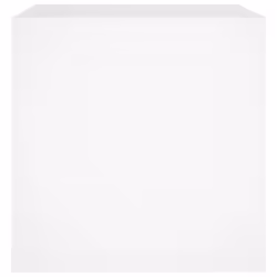 vidaXL Planter Box Plant Pot Raised Bed Planter Flower Box Engineered Wood - White - Additional view 4