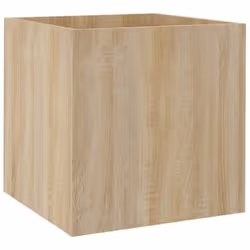 vidaXL Planter Box Plant Pot Raised Bed Planter Flower Box Engineered Wood - Sonoma oak