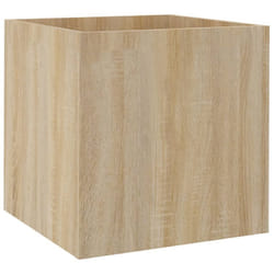 vidaXL Planter Box Plant Pot Raised Bed Planter Flower Box Engineered Wood - Sonoma oak
